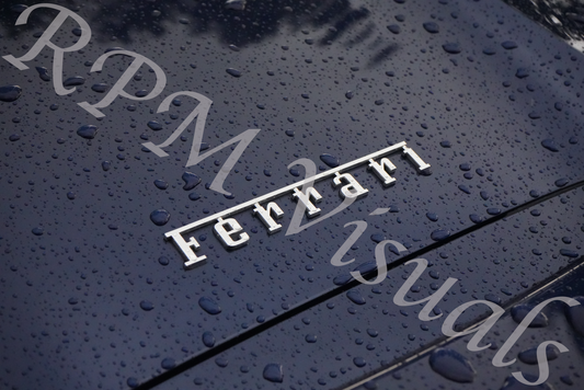 Ferrari In the Rain Desktop Wallpaper